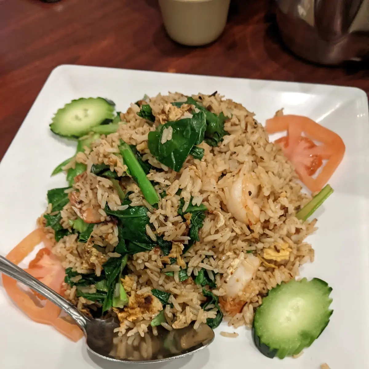 Seafood Fried Rice Noodle Mee Ka Thang