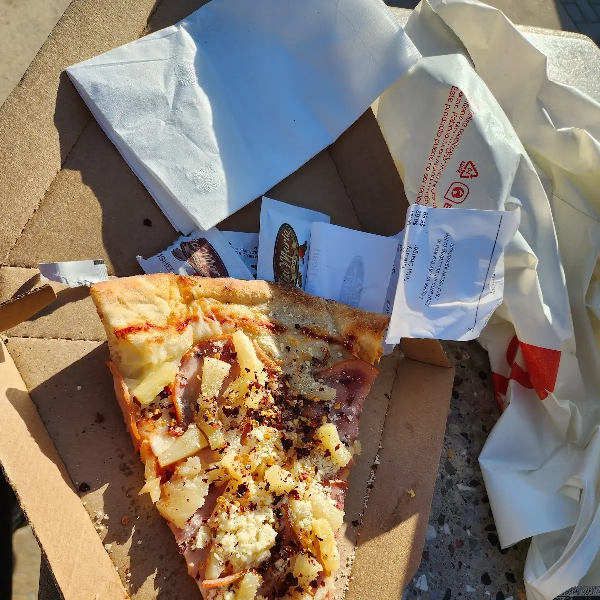 Hawaiian Pizza Slice