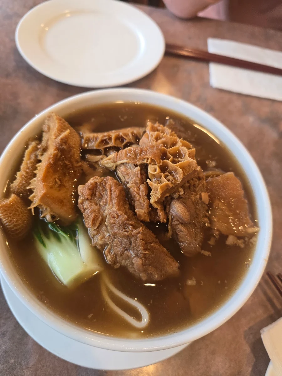 Special Beef Tendon & Beef Brisket with Noodle, Congee Noodle House