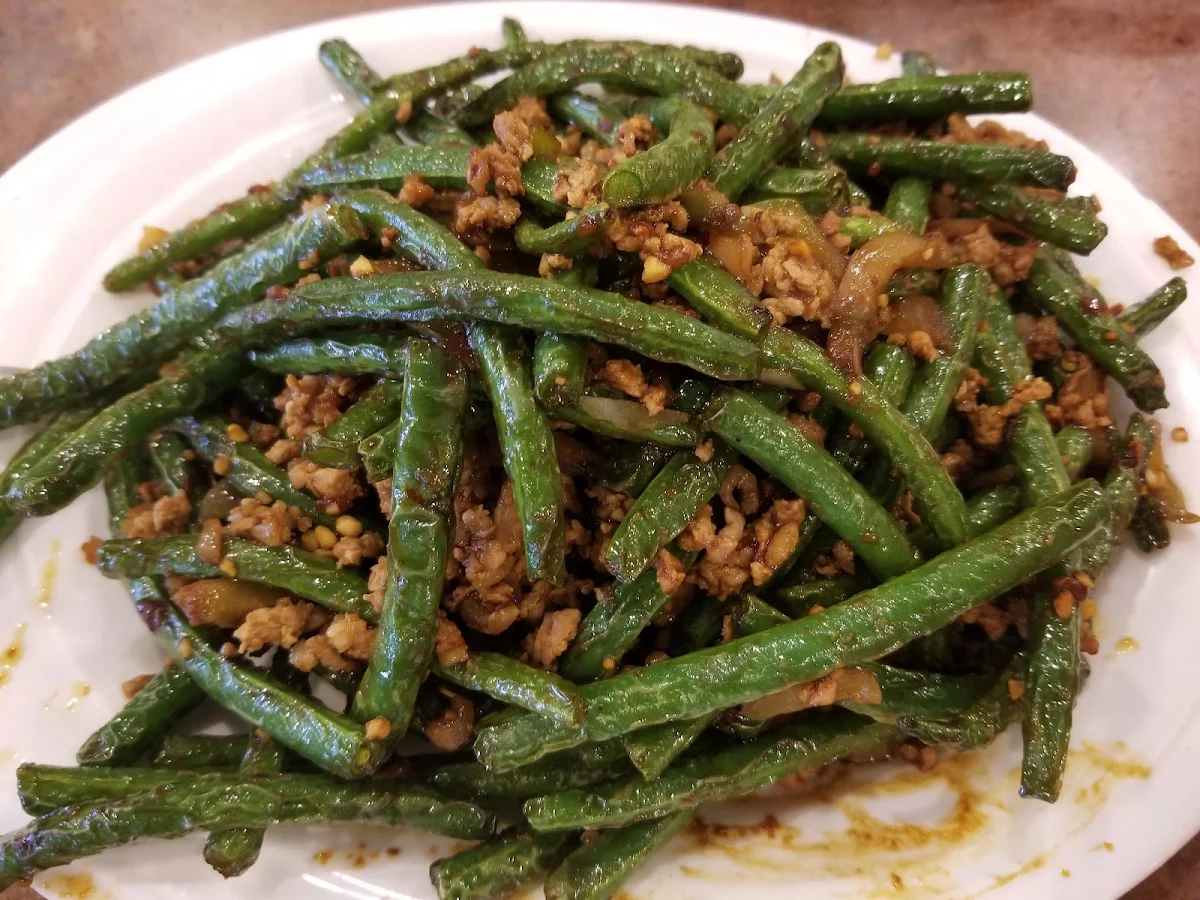 XO Sauce with Pork Jowl & Chive String Bean, Congee Noodle House