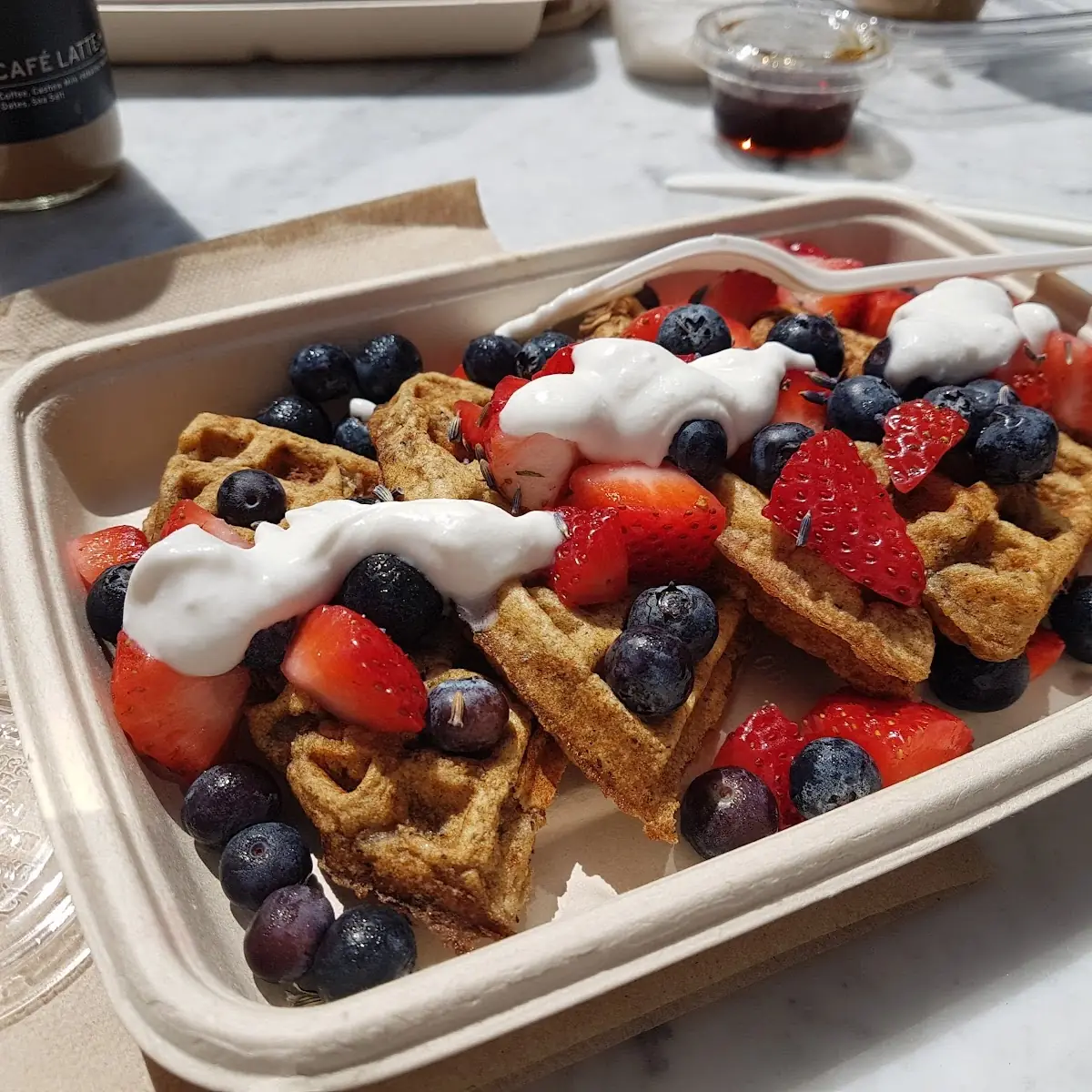 Sweet Berry Waffles