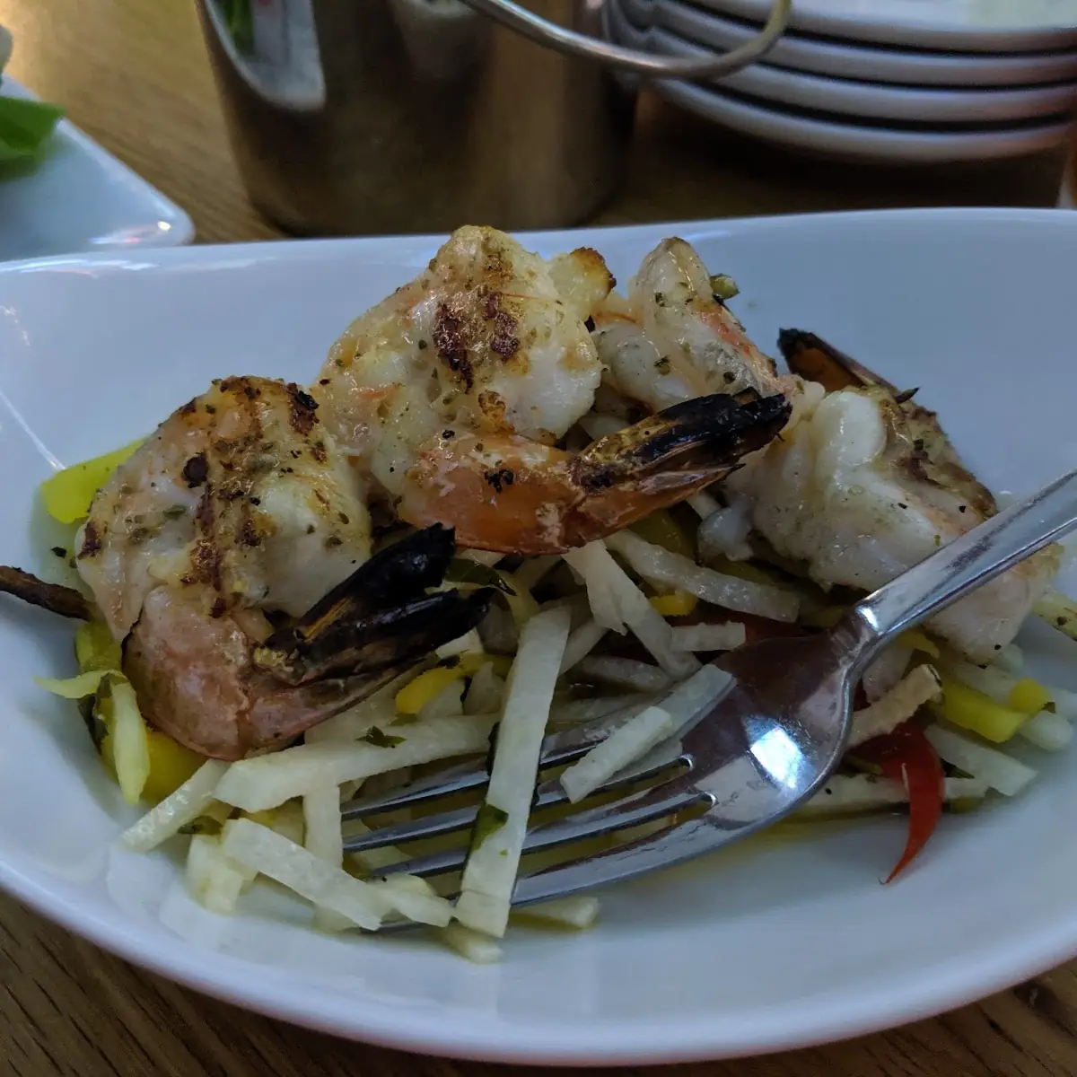Sugarcane Grilled Shrimp