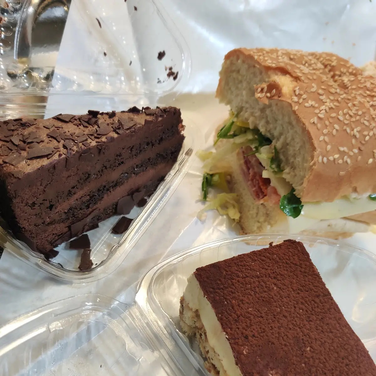 Chocolate cake slice