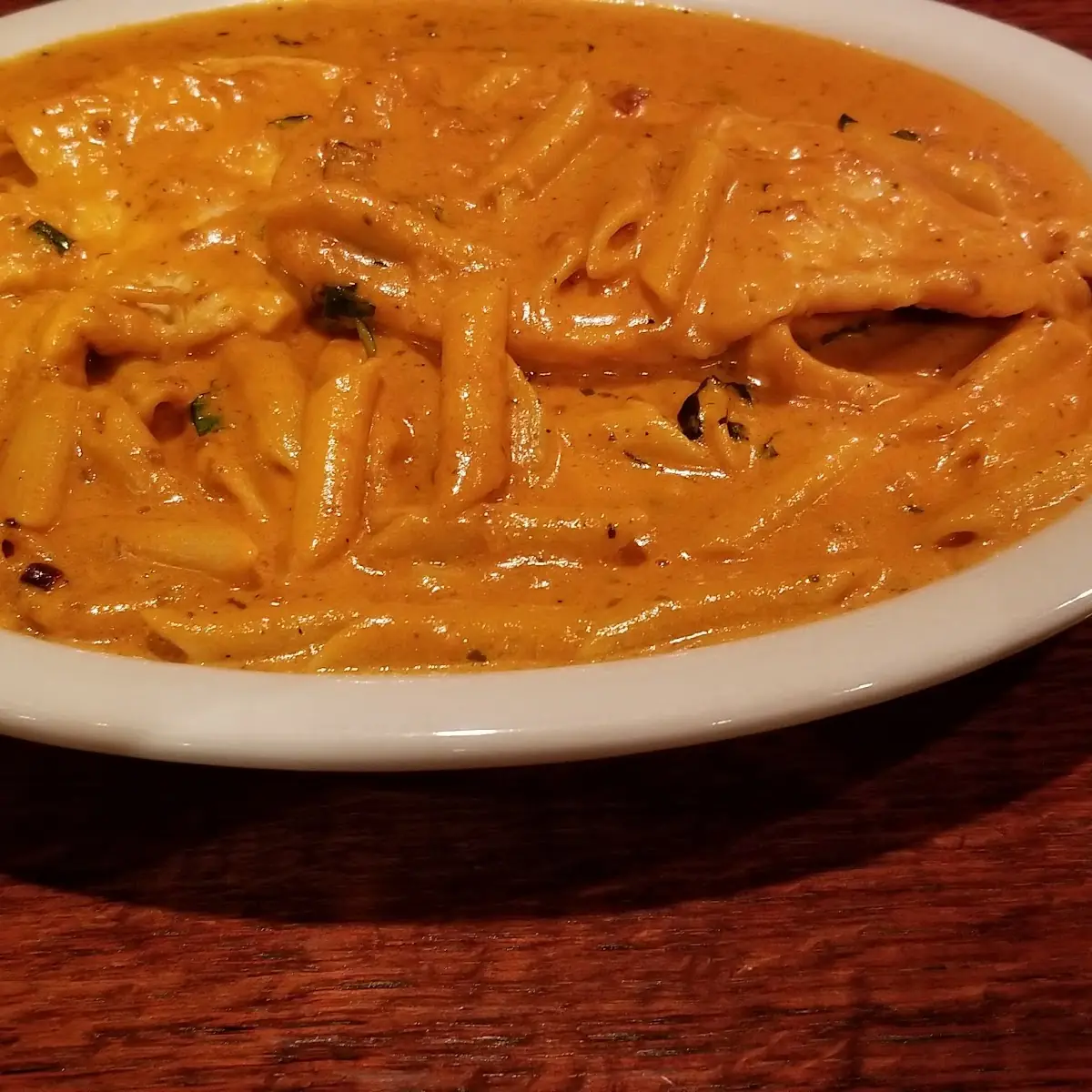 Penne Vodka with Grilled Chicken