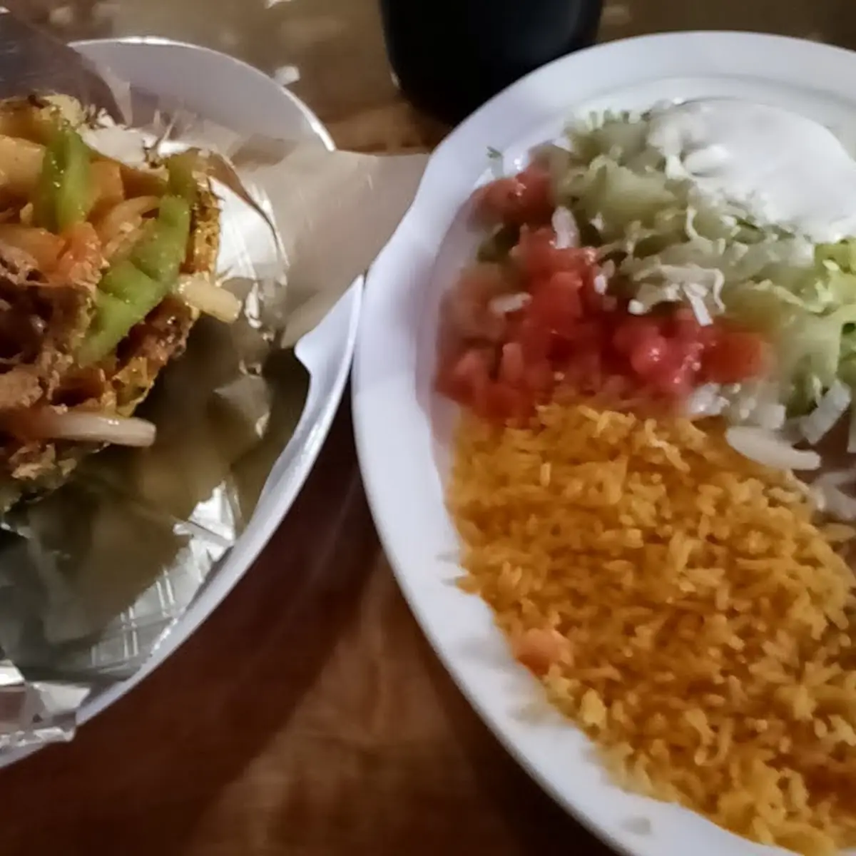 Grilled Pineapple Fried Rice and Beans and Rice