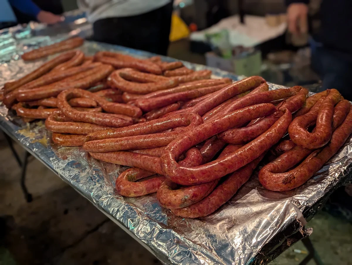 Authentic Local Polish Kielbasa Sausage