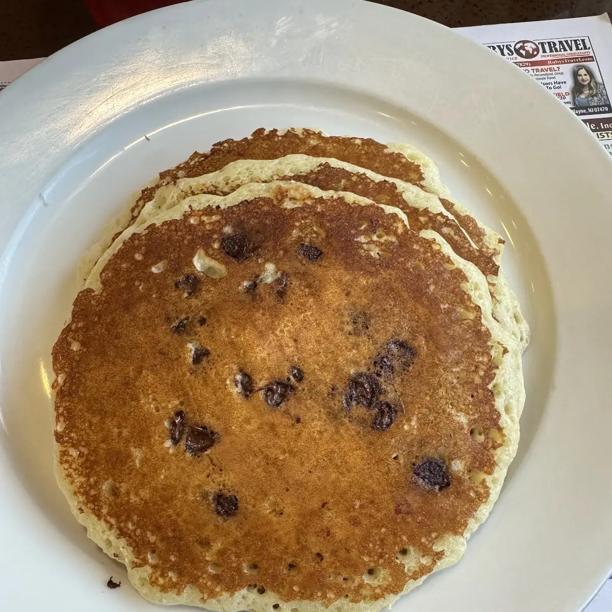 Blueberry or Chocolate Chip Pancakes