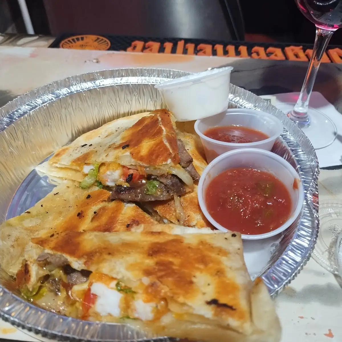 Steak Shrimp Quesadilla