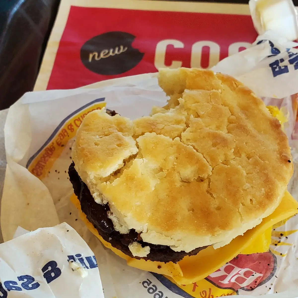 Egg & Sausage Biscuit