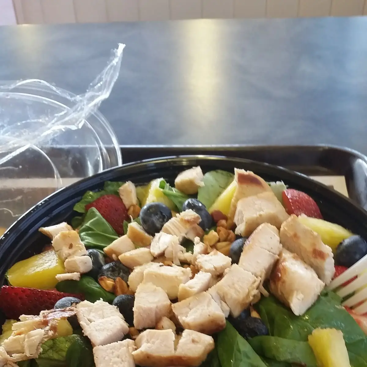 Grilled Chicken Poppy Seed Salad