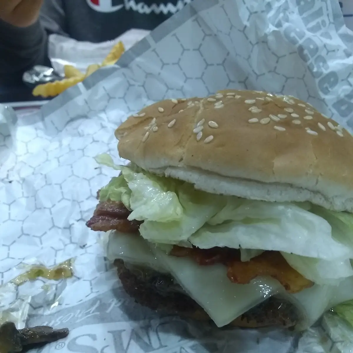 Mushroom Swiss Burger