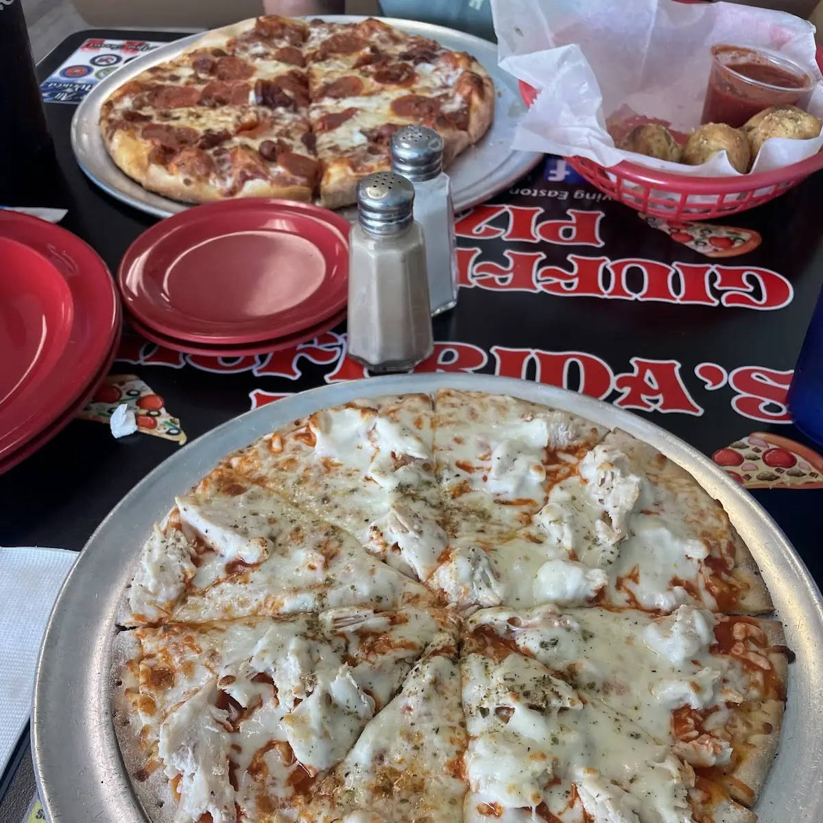 Barbaque or Buffalo Chicken Pizza