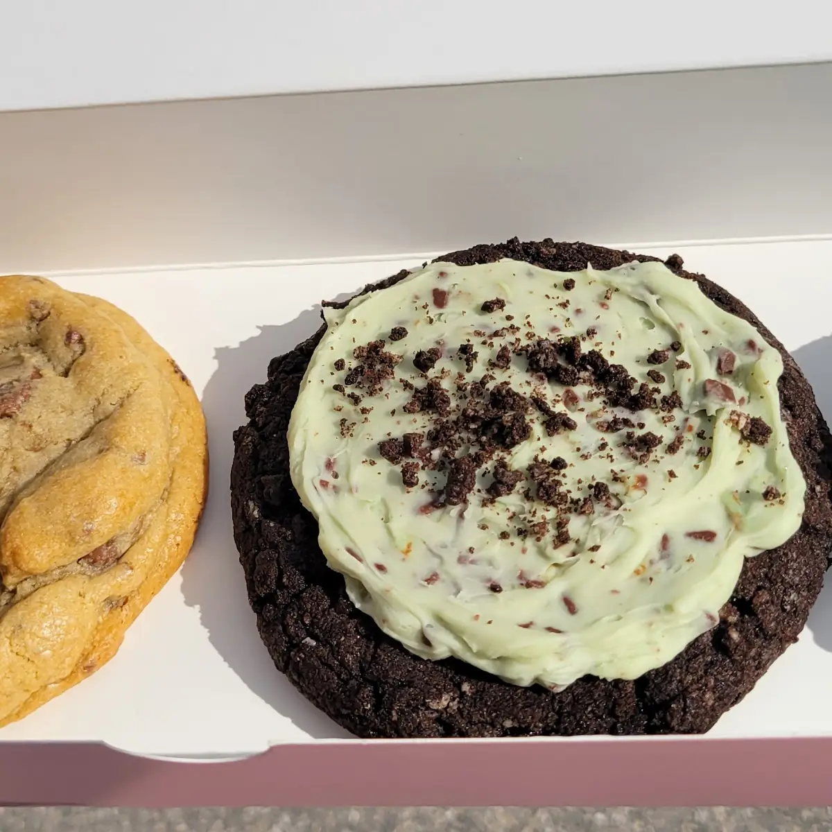 Andes Mint Chocolate Chip Cookie