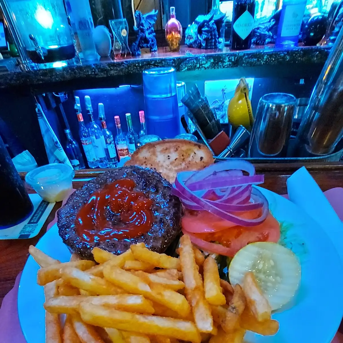 Burger and Fries