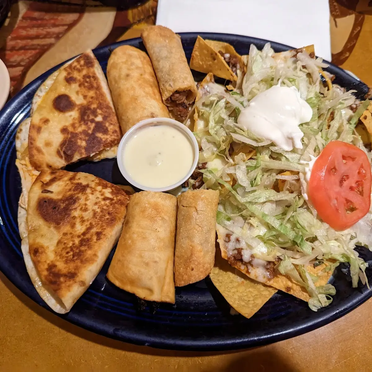 E. One Chalupa, One Bean Burrito and One Quesadilla