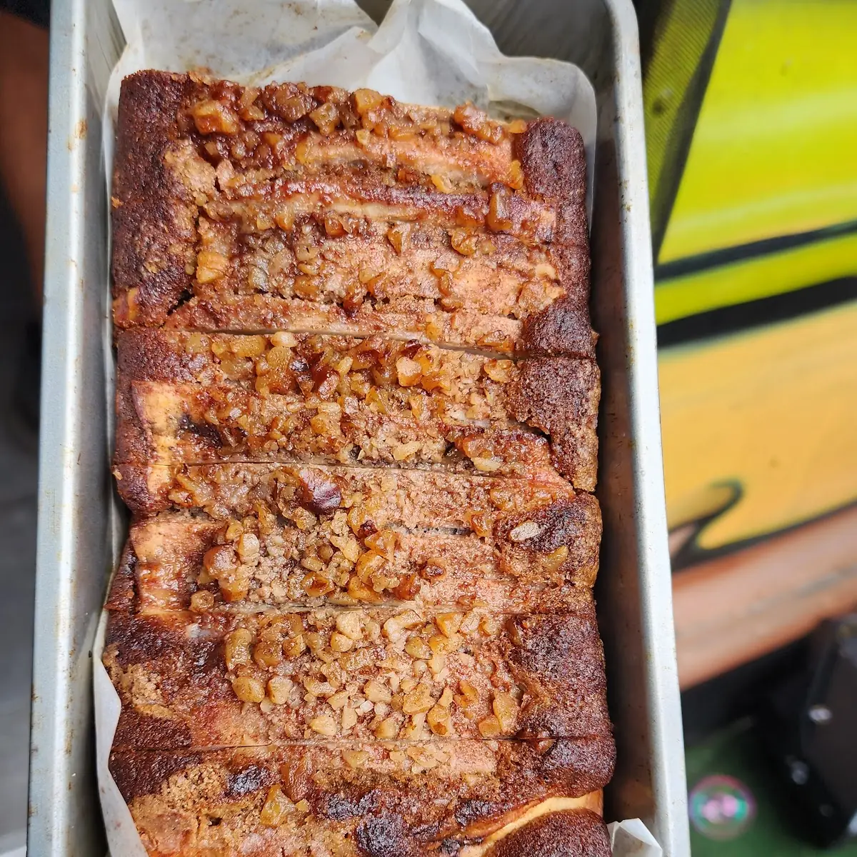 Grilled Banana Bread