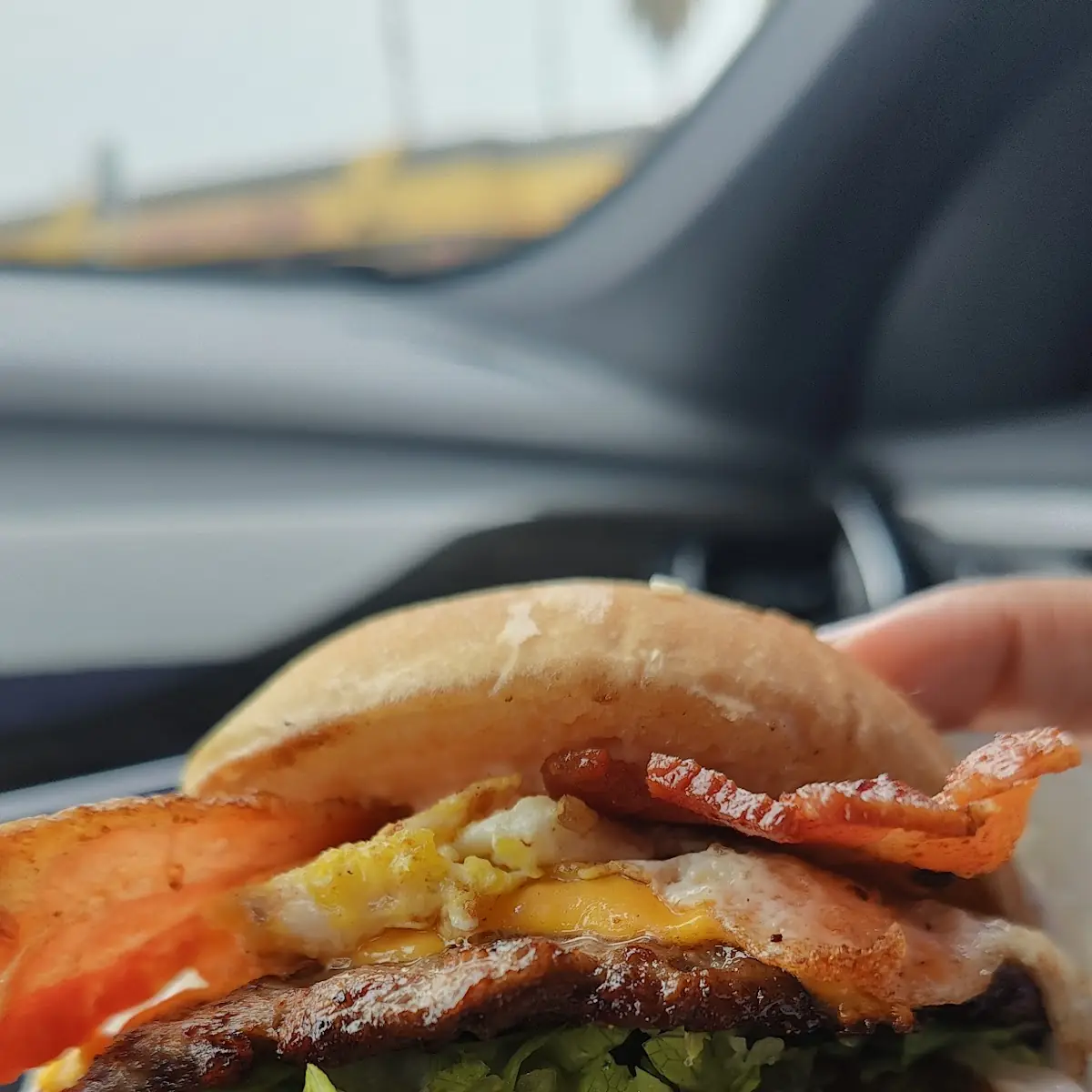 Bacon Cheeseburger Plus Fried Egg