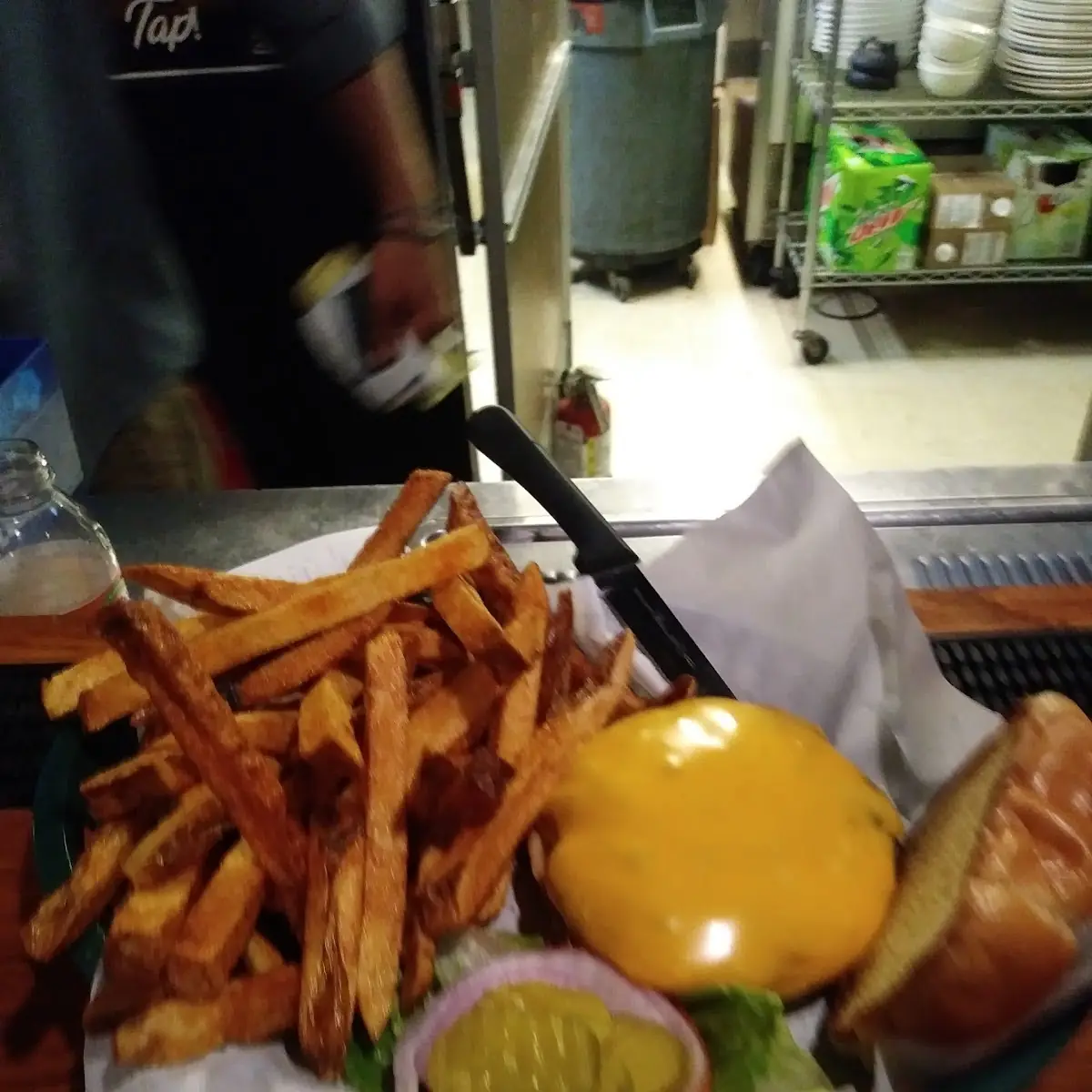 Burger and Fries