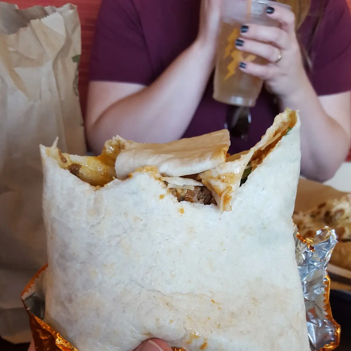 Double Ground Beef Burrito