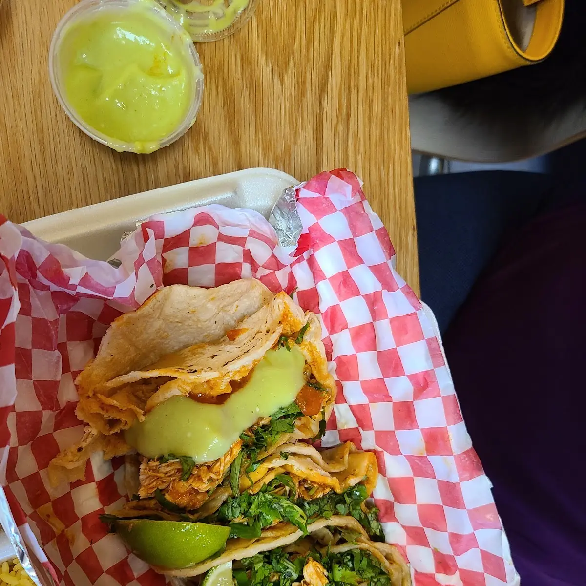Rice and Beans Tacos with Chicken Tacos, El Dorado Tacos