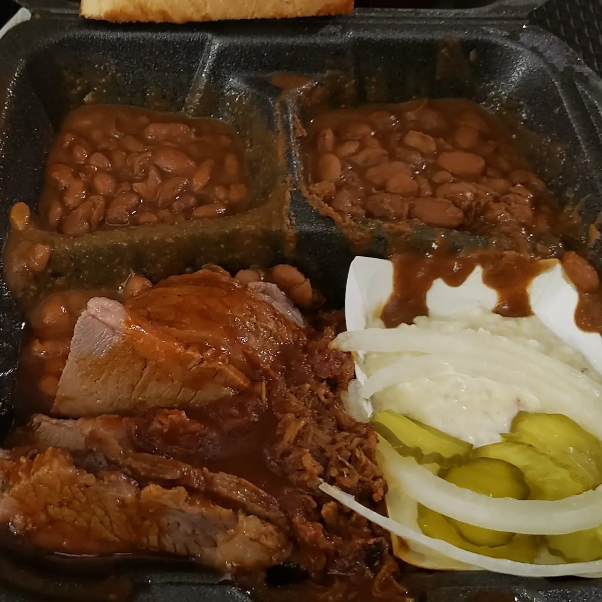 Large Combo with Brisket and Pulled Pork