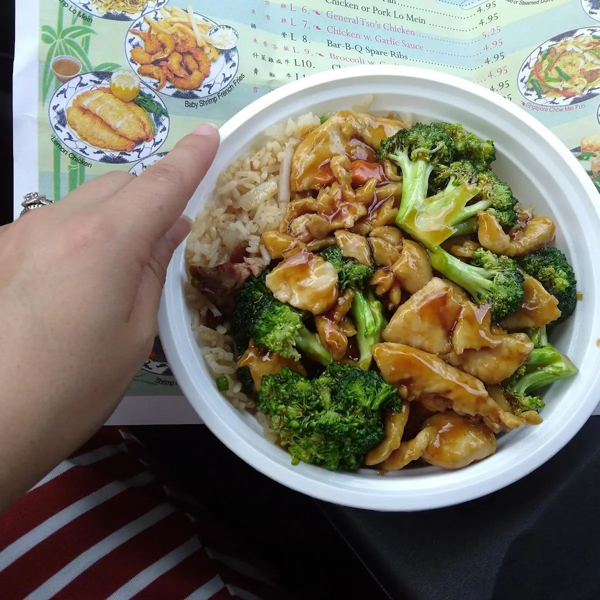 Steamed Chicken w Broccoli
