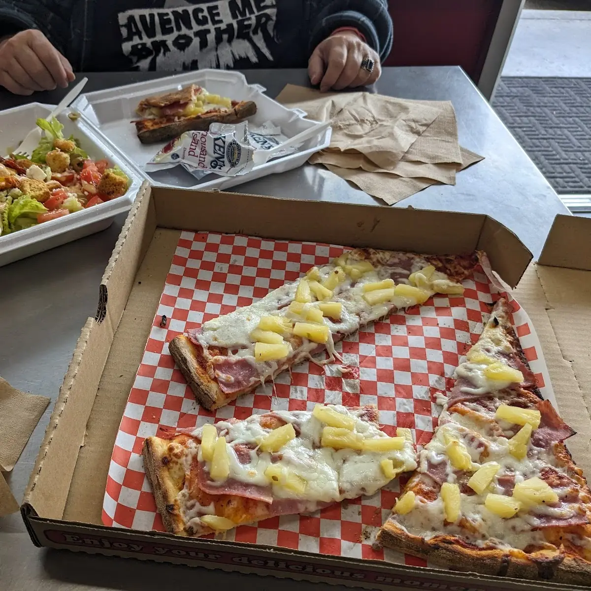 Hawaiian Pizza Slice