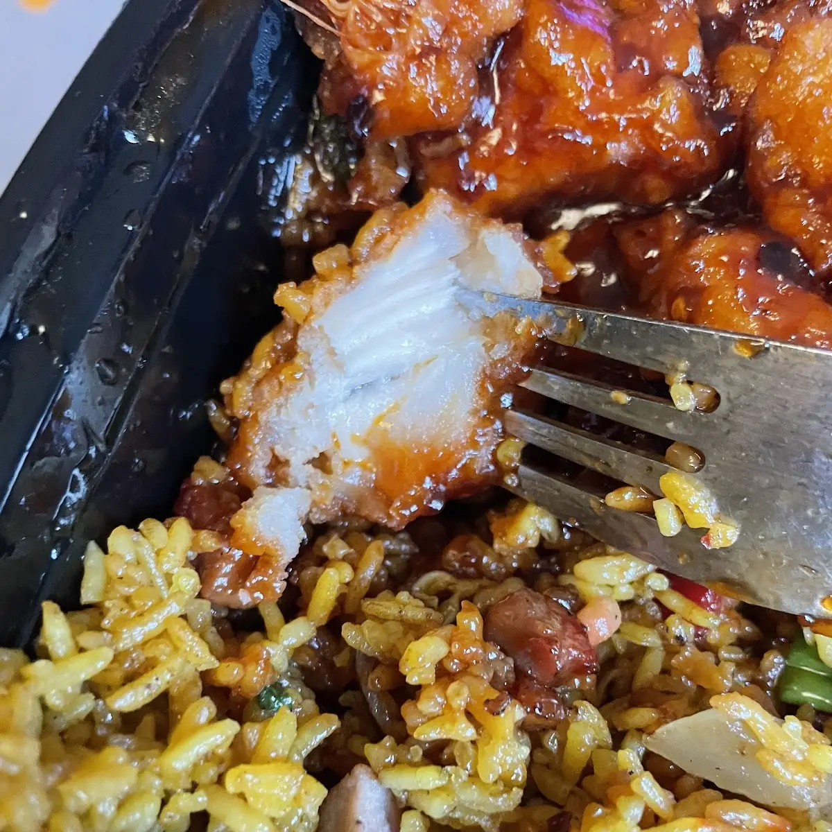 Chicken w Pork Fried Rice