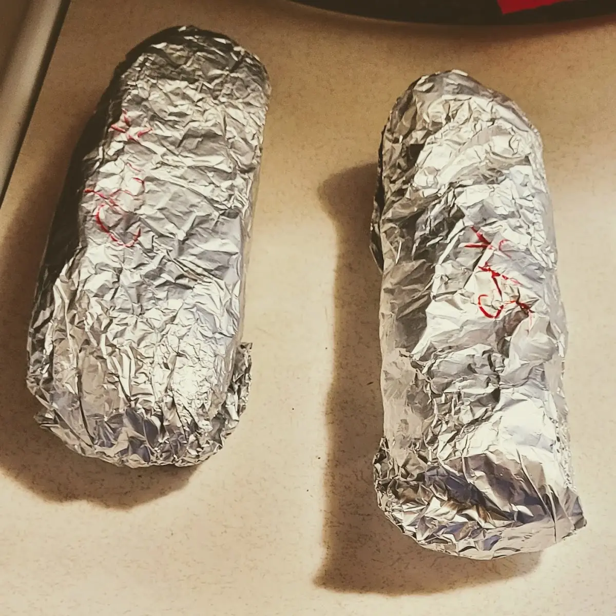 Steak and Chicken Burrito
