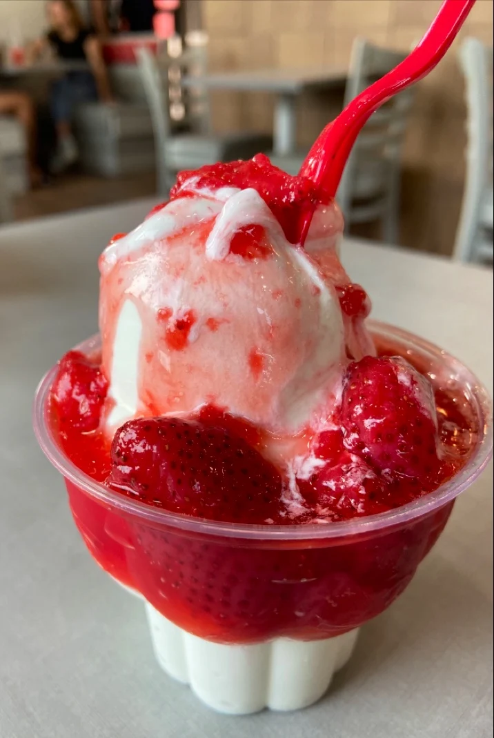 Strawberry Sundae, Dairy Queen Grill & Chill