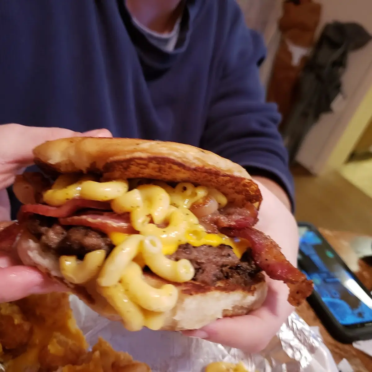 Mac and Cheese Burger