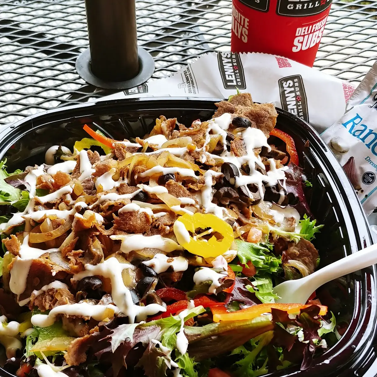 Philly Cheese Steak Salad