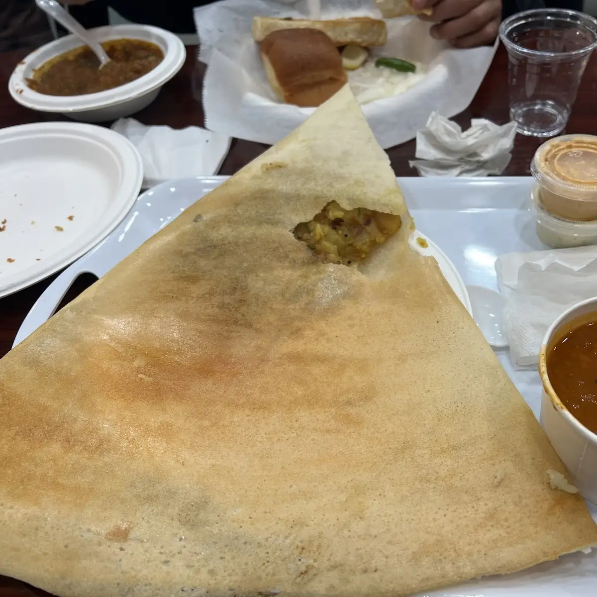 Chilli Masala Onion Dosa