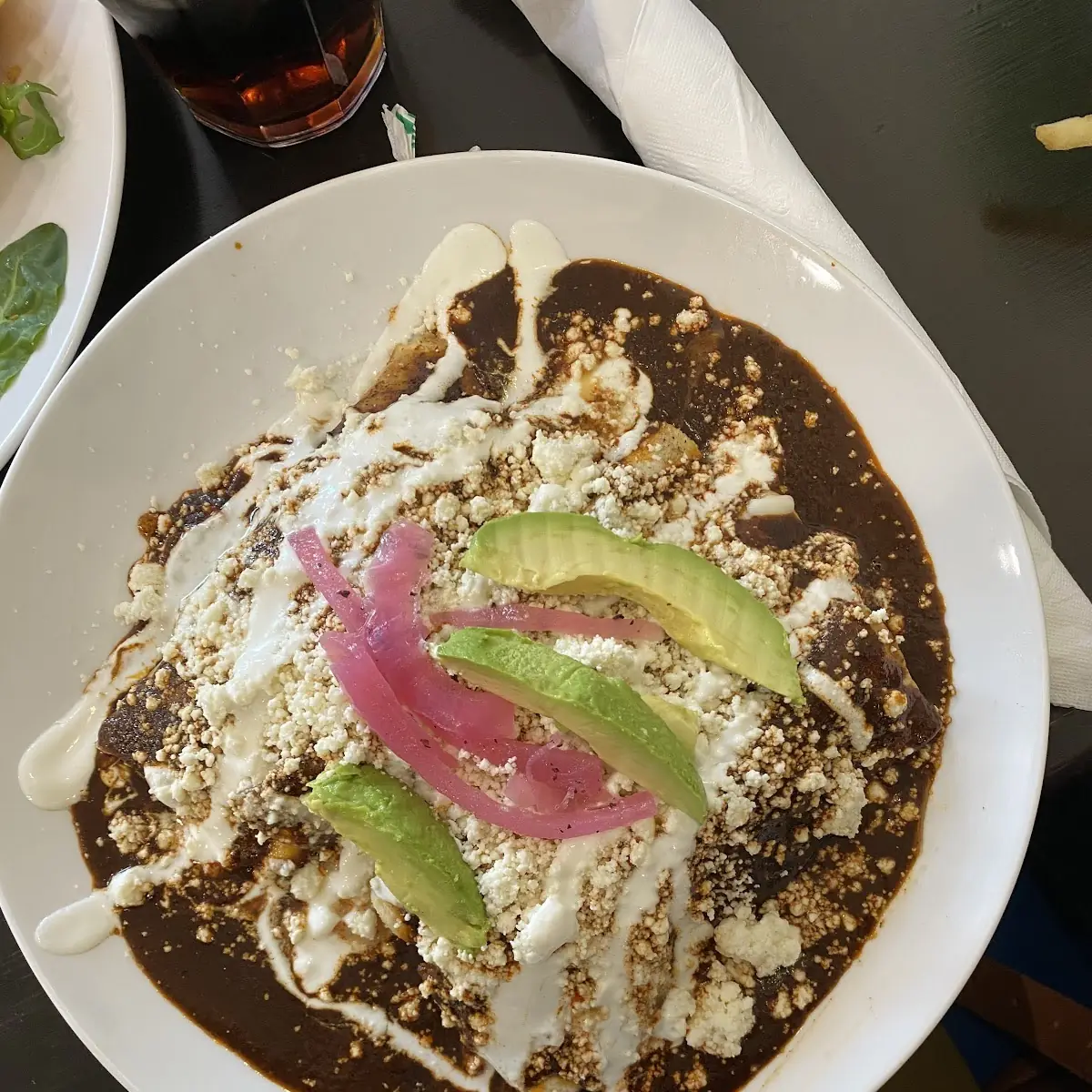 Mole Enchiladas