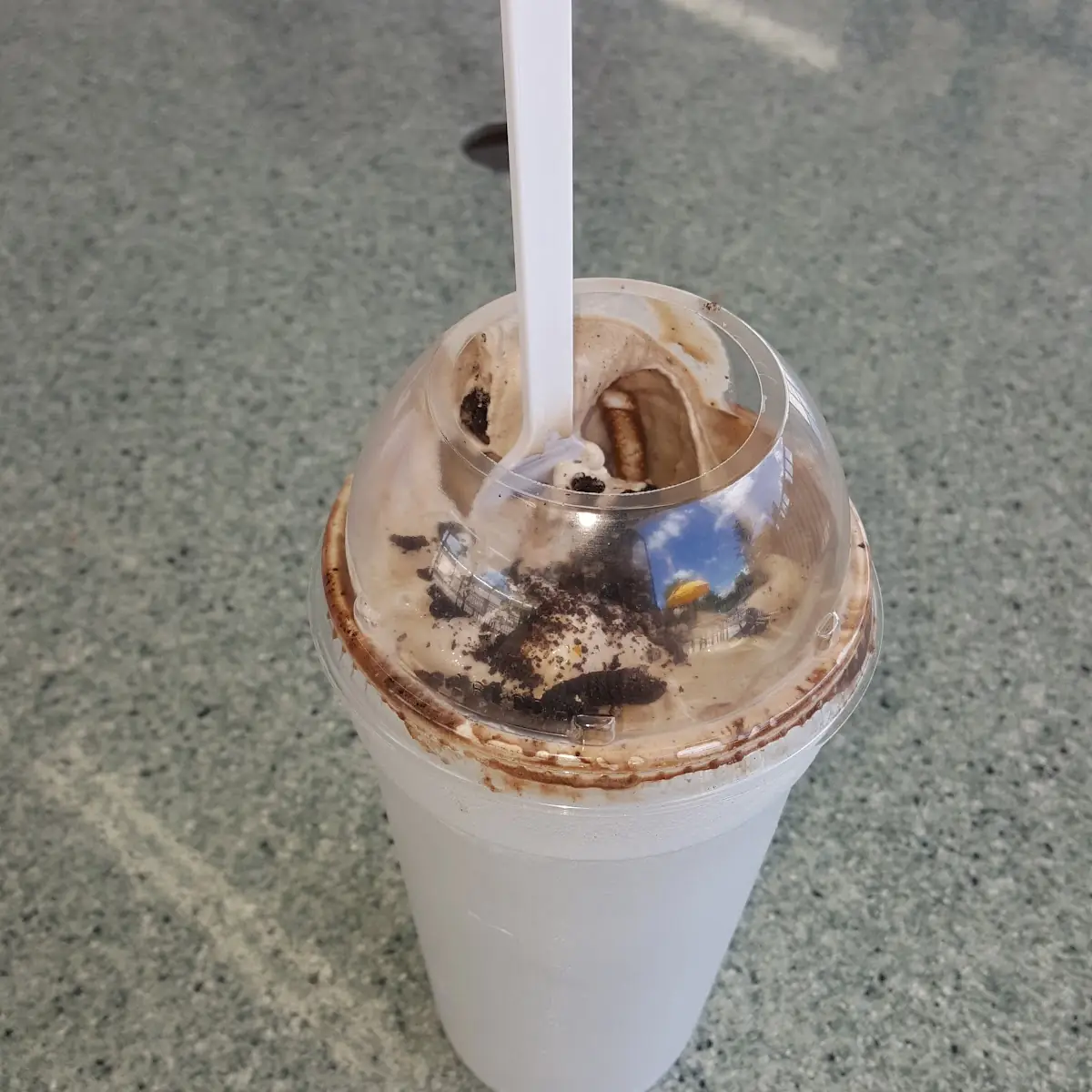 Oreo Dark Chocolate Custard Concrete