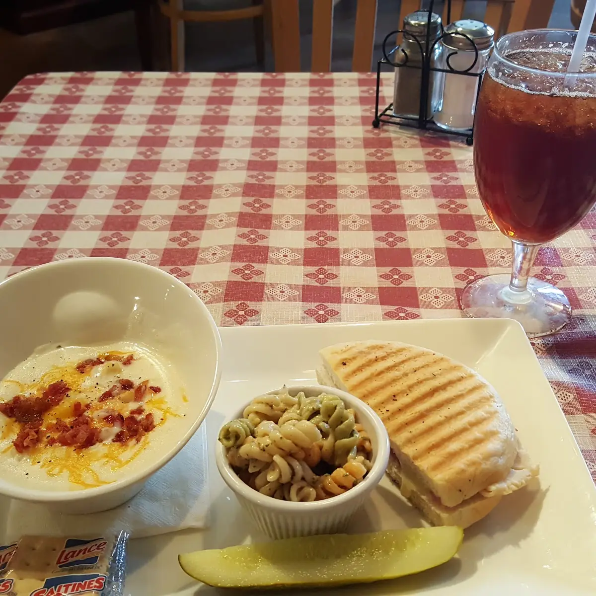 Soup and Pasta Salad