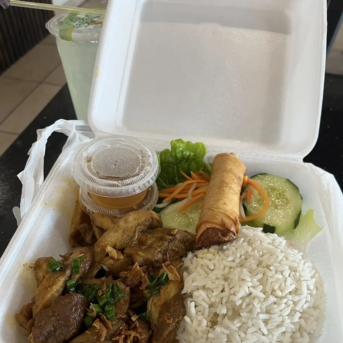 Banh Hoi Ga Nuong/ Grilled Chicken FIne Vermicelli
