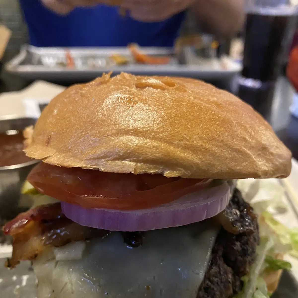 Maple Bacon & Cheddar Smash Burger Veggie