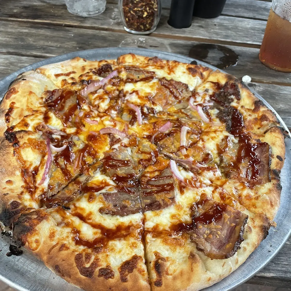 The BBQ Beef Brisket Pizza