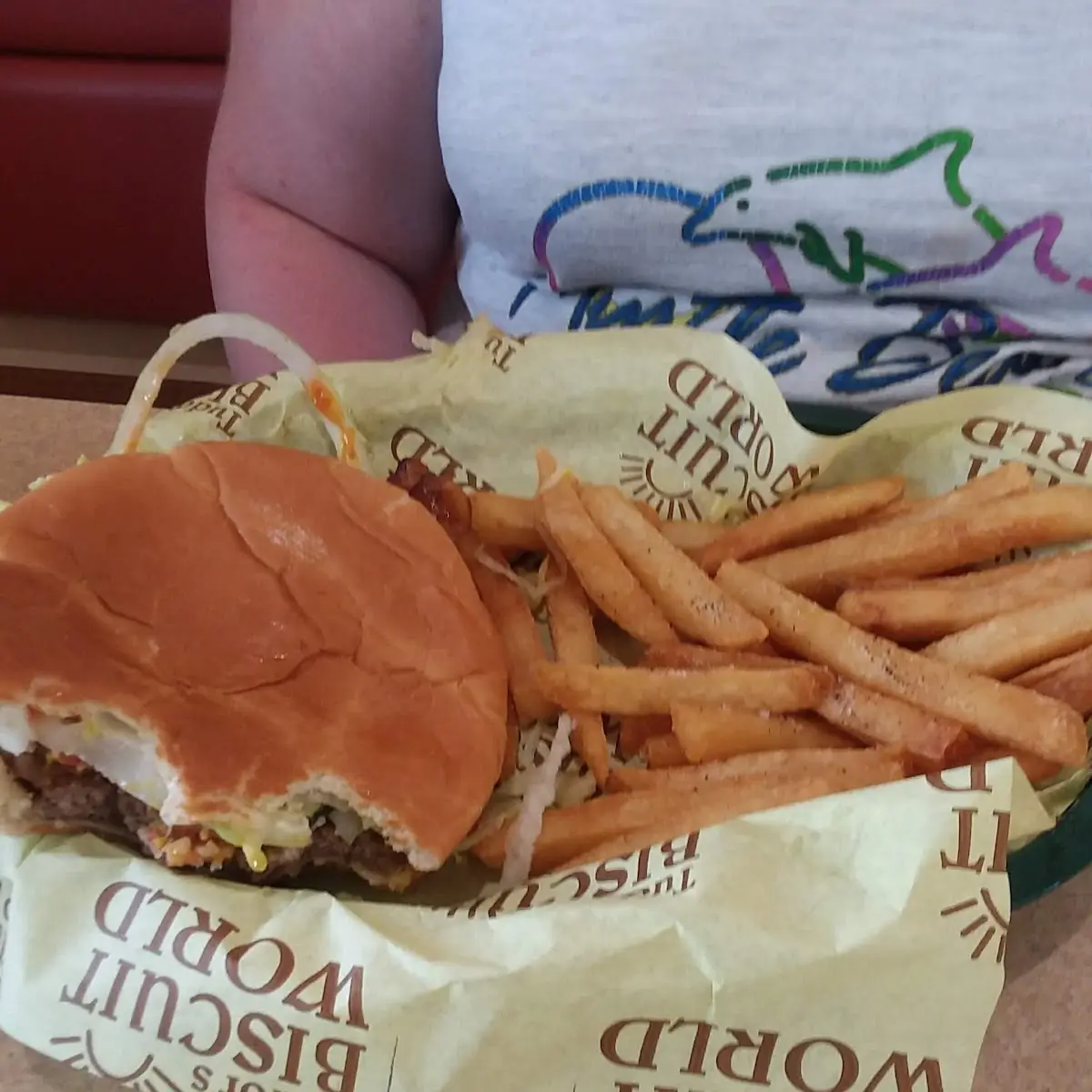 Bacon Cheeseburger and Fries