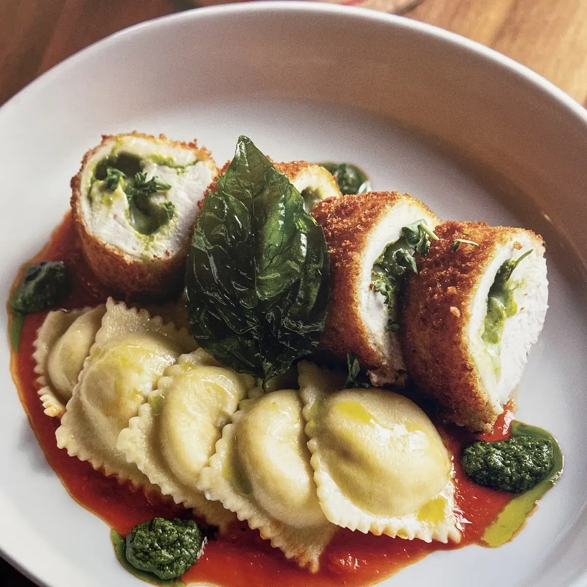 Chicken Parmesan Involtini