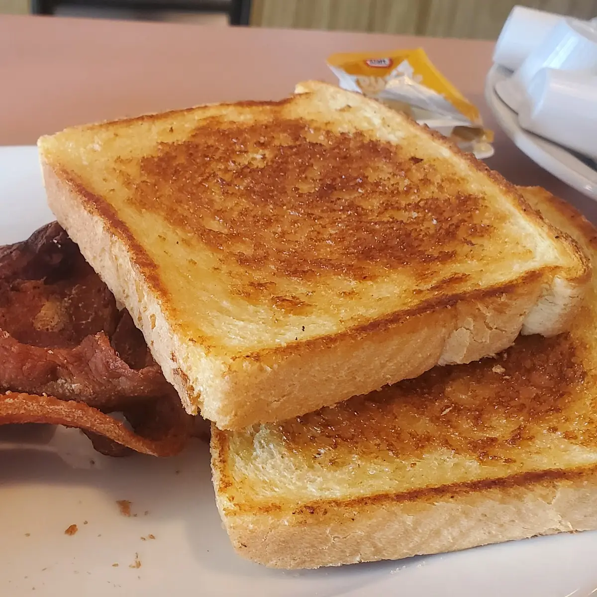 Krispy Bacon and Texas Toast