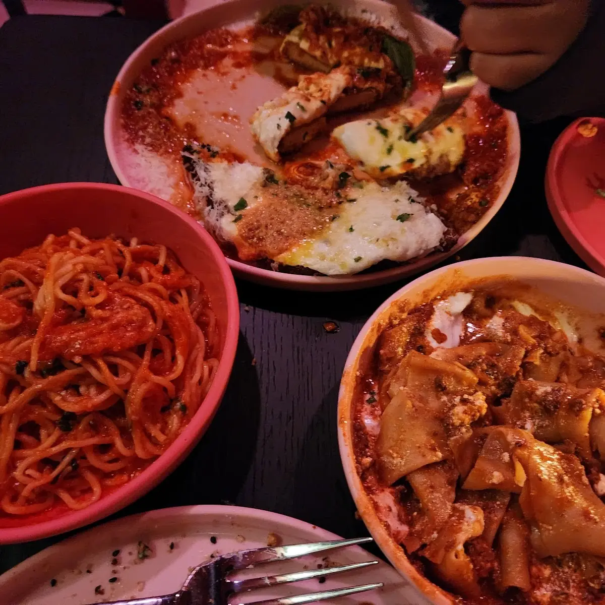 Chicken Parm with Spaghetti