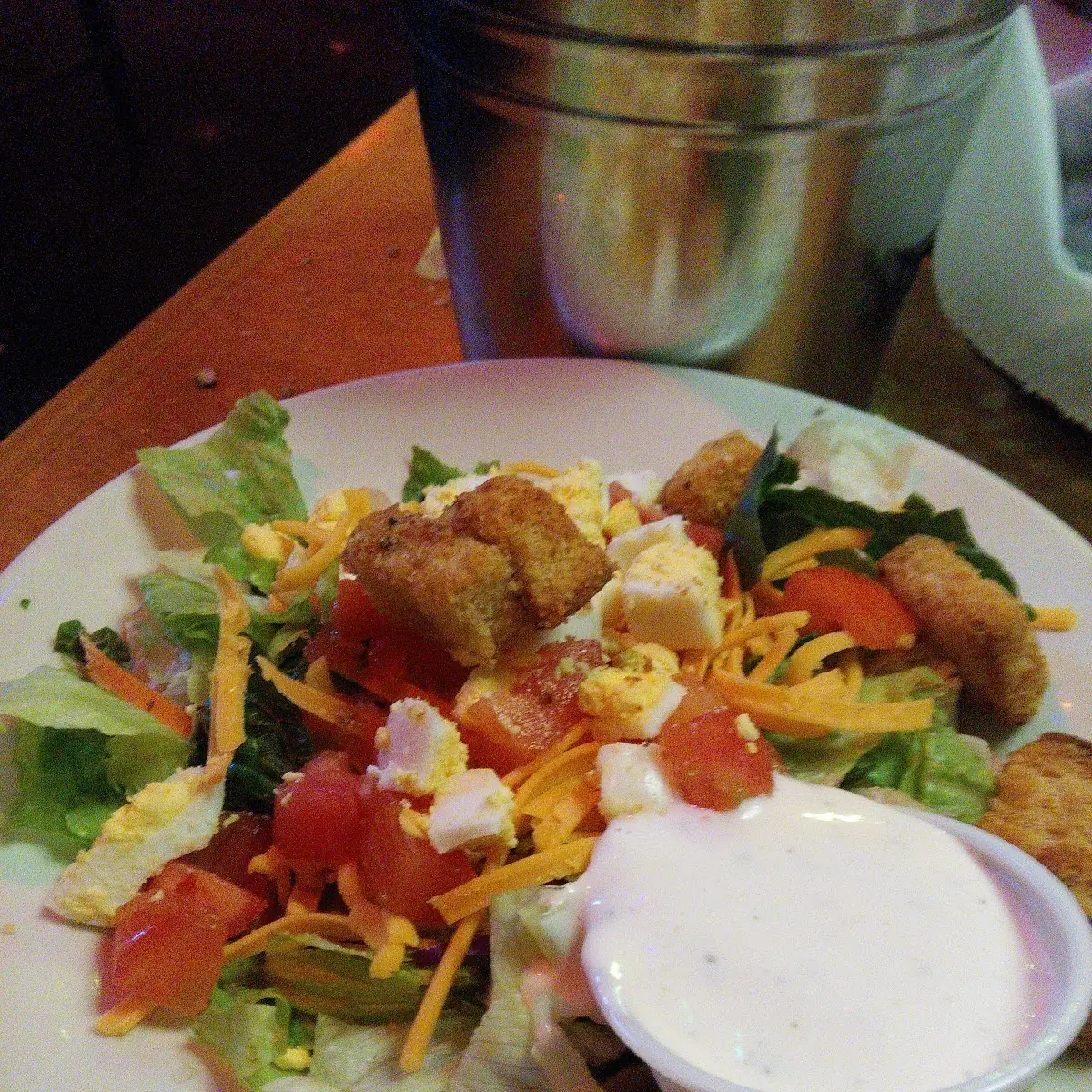 House Salad with Ranch Dressing