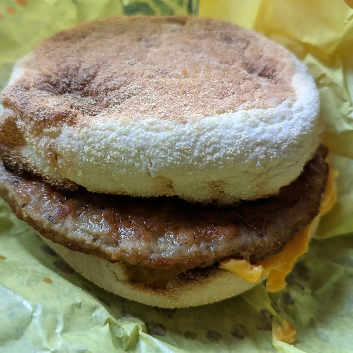 Cold Sausage Mcmuffin