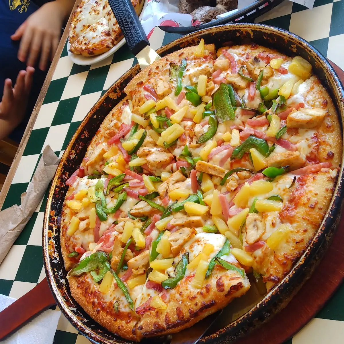 Grilled Chicken Hawaiian Pizza