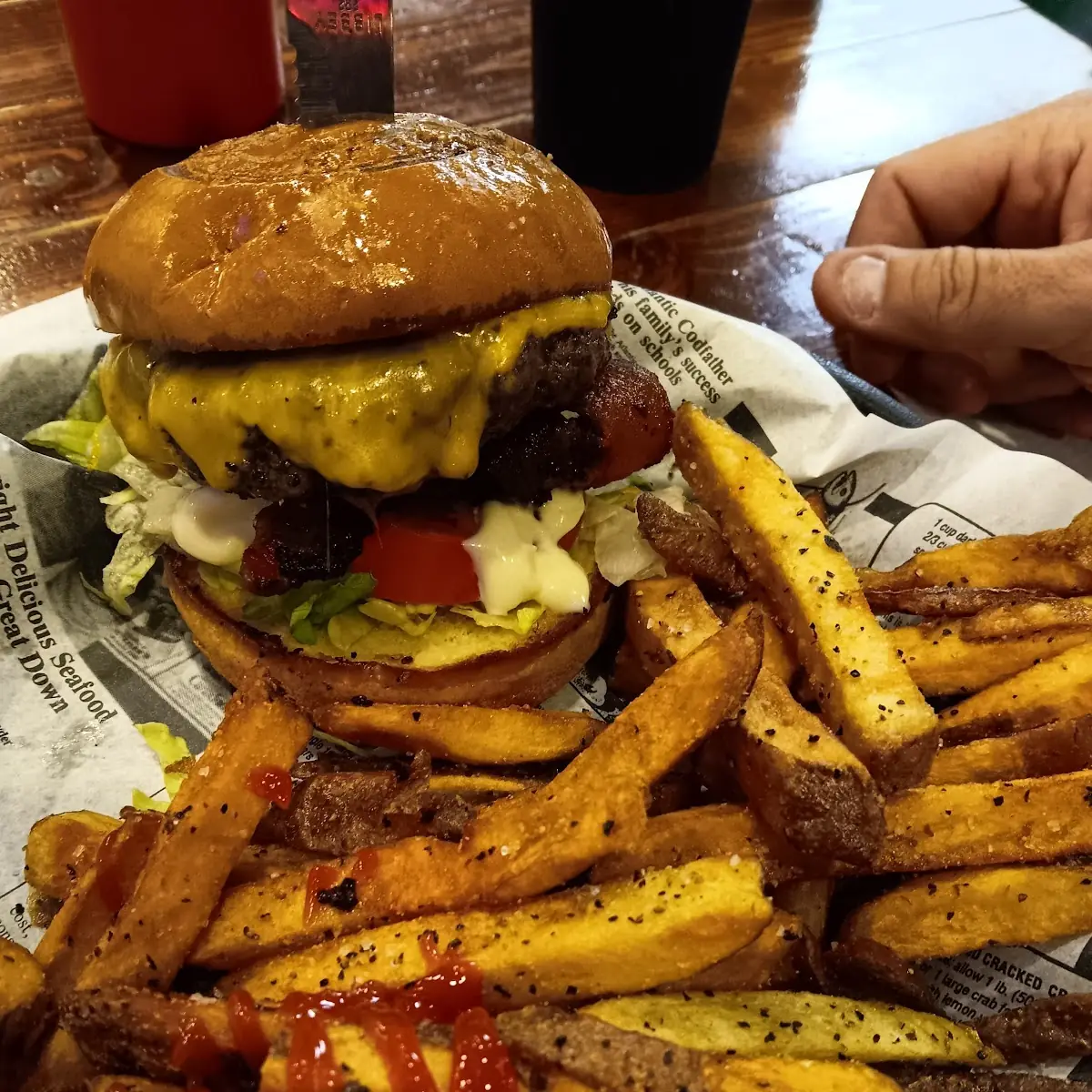 American Bacon Cheeseburger
