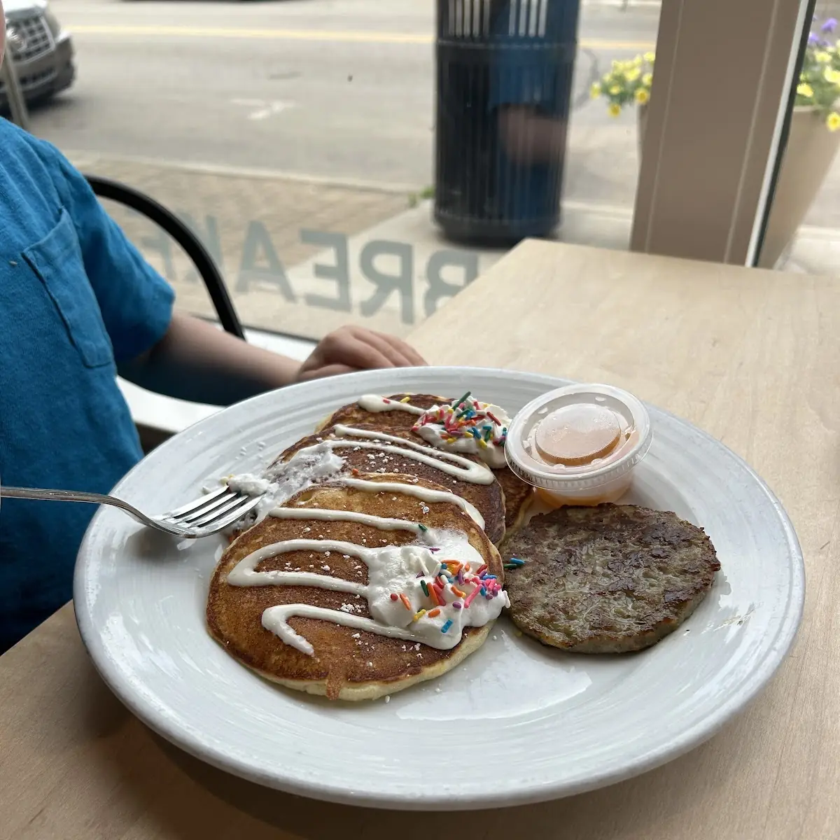 Kid's Menu- Three Silver Dollar Pancakes