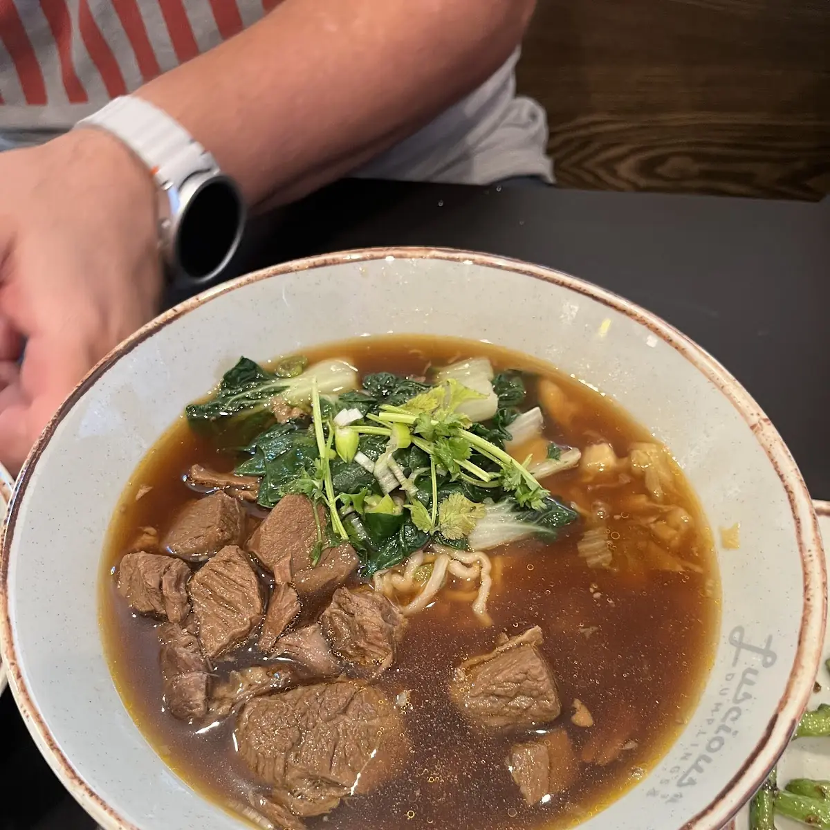 Pork and Egg Noodle Soup