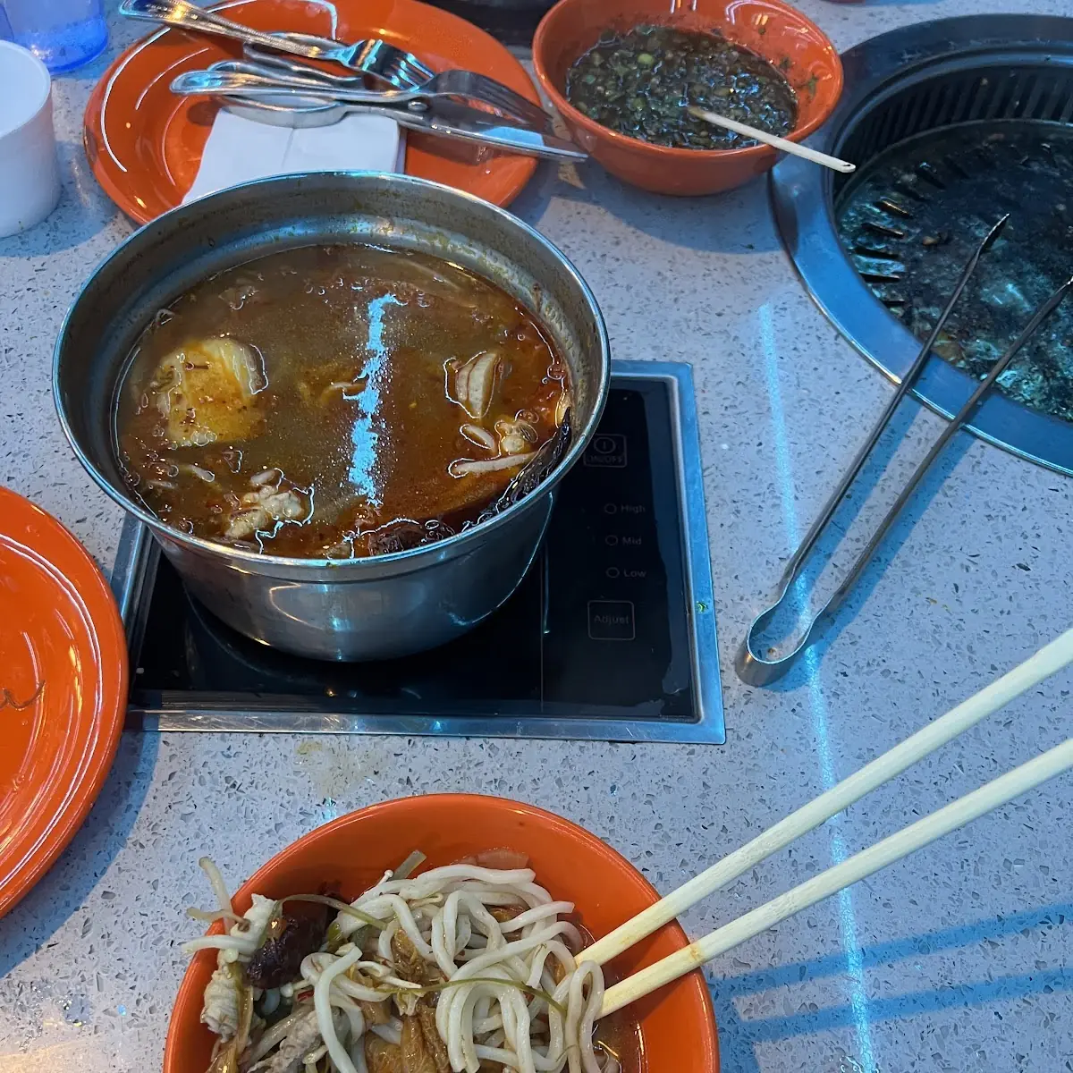 Hot Pot with Sliced Beef